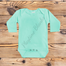 Load image into Gallery viewer, Infant Pastel LS Onesie- 65% Polyester