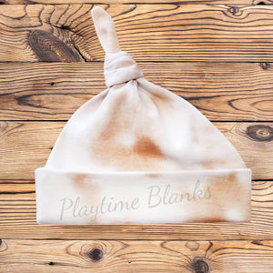 Latte Knot Beanie- 65% Poly