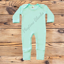 Load image into Gallery viewer, Infant Solid Sleep &amp; Play with Mittens &amp; Footies- 65% Poly