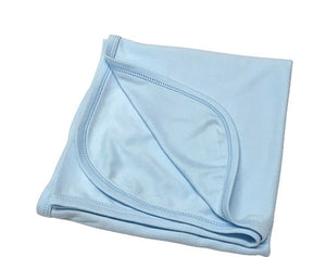 Infant Pastel Receiving Blankets- 65% Polyester