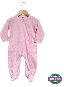 Snap Button Coverall 65% Poly