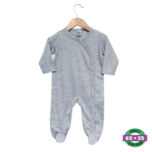 Snap Button Coverall 65% Poly