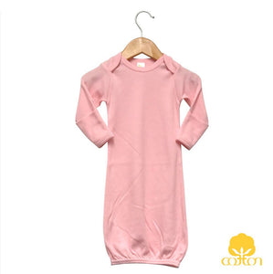 Infant Solid Gowns- 100% Cotton