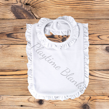 Load image into Gallery viewer, Infant Ruffle Bibs- 65% poly