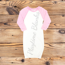 Load image into Gallery viewer, Infant Raglan Gowns- 65% Poly