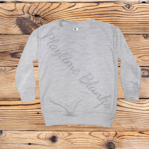 Heather Gray Baby Pullover Shirt- 65% Poly
