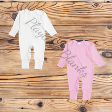 Load image into Gallery viewer, Infant Solid Sleep &amp; Play with Mittens &amp; Footies- 100% Cotton