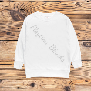 White Baby Pullover Shirt- 100% Poly